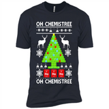 Oh Chemistree, Oh Chemistree Christmas Ugly Sweater - Premium Short Sleeve T-Shirt