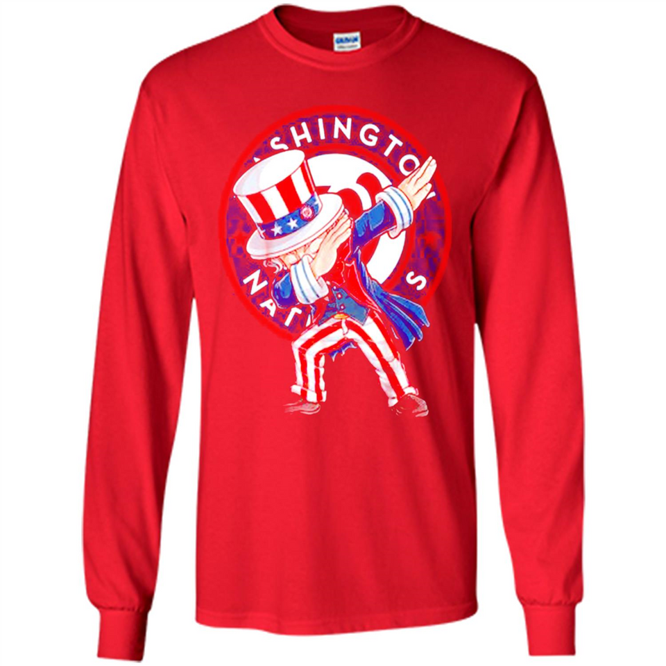 MLB WASHINGTON NATIONALS UNCLE SAM DABBING INDEPENDENCE DAY