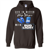 LIFE IS BETTER IN FLIP FLOPS WITH BUD LIGHT