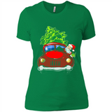 Vintage Santa red Truck Christmas Tree PINGPONG