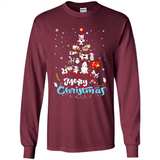 Christmas Ugly Sweater Animal Tree Pine Merry Christmas - Long Sleeve T-Shirt