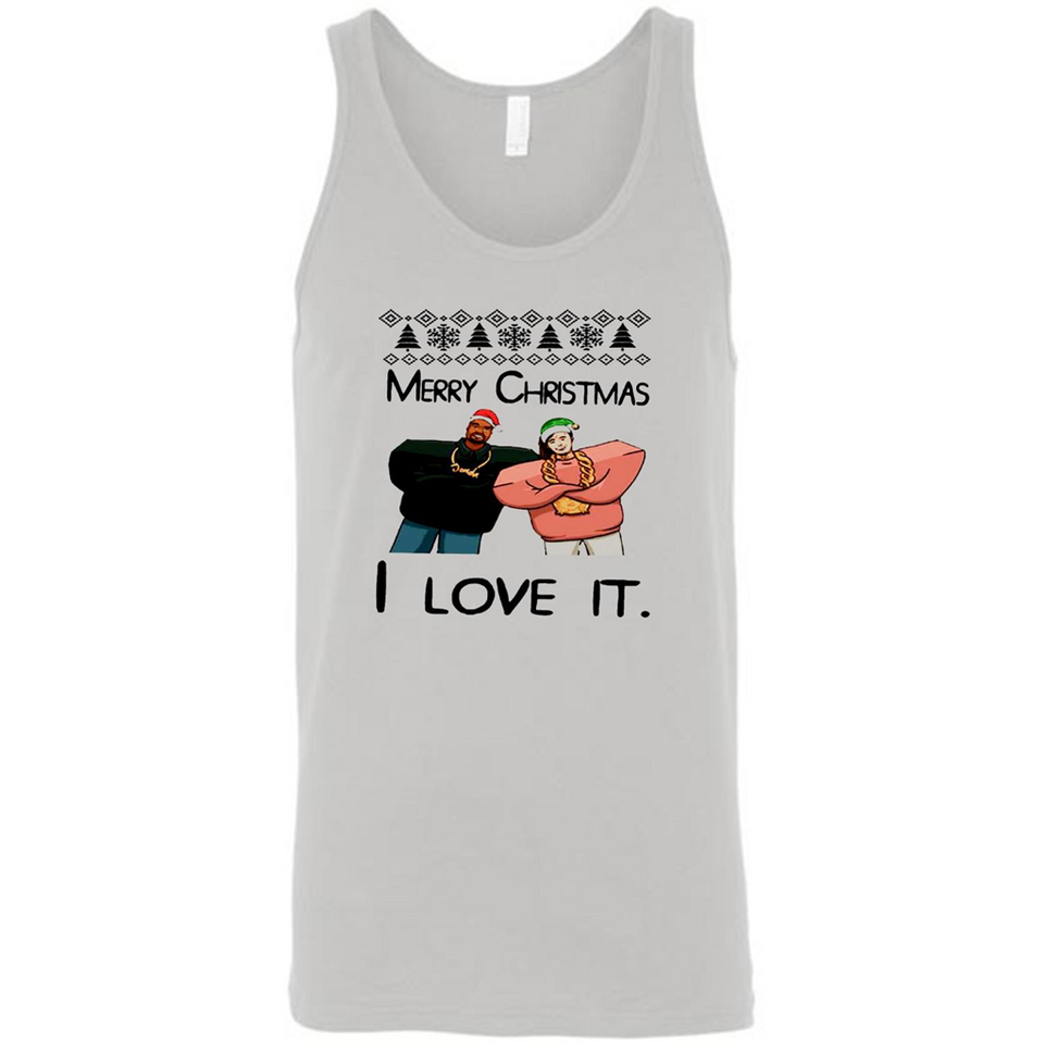 Drake Merry Christmas I love it sweatshirt PINGPONG - Canvas Unisex Tank