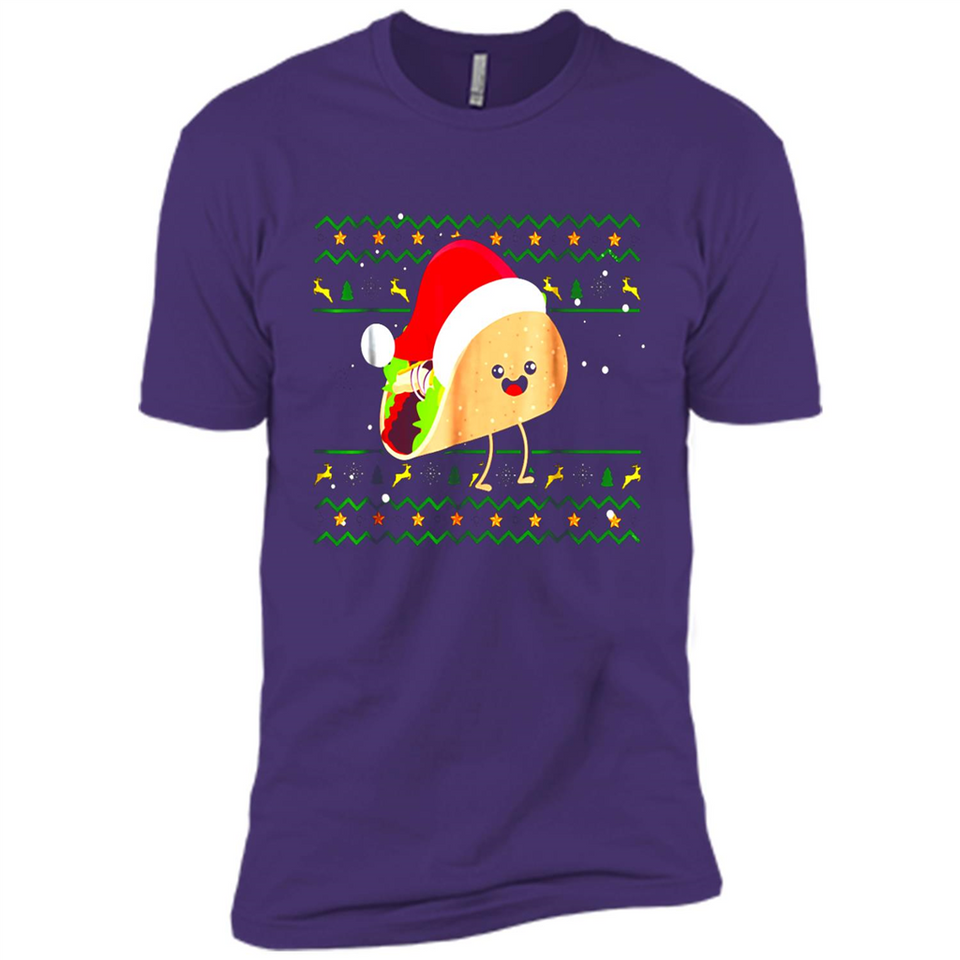 TACO Santa Hat Ugly Christmas shirt Ladies' Boyfriend