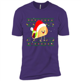 TACO Santa Hat Ugly Christmas shirt Ladies' Boyfriend