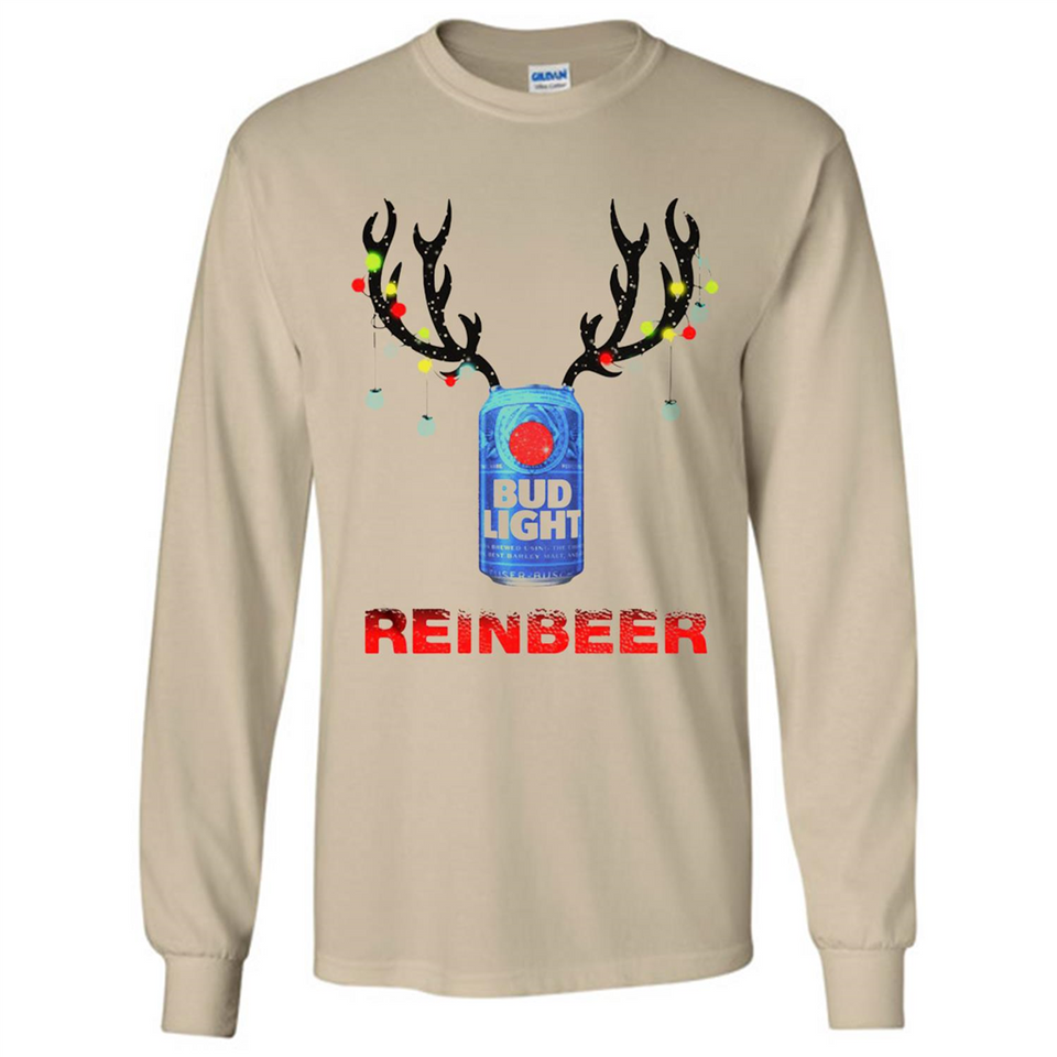 Bud light reinbeer Christmas - Long Sleeve T-Shirt