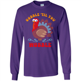 Thanksgiving Gobble Wobble Turkey - Long Sleeve T-Shirt