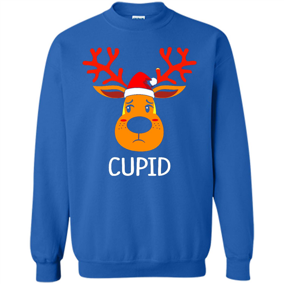 Cupid Santa Claus Funny Xmas Holiday T-Shirt - Sweatshirt