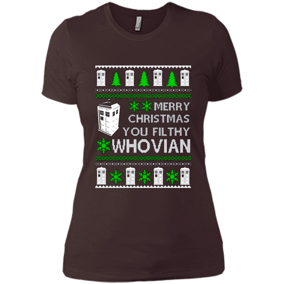 Merry Christmas You Filthy Whovian ugly sweater PINGPONG