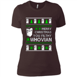 Merry Christmas You Filthy Whovian ugly sweater PINGPONG