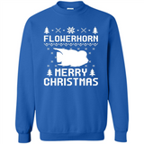 Flowerhorn Christmas T-shirt, Ugly Christmas Sweater - Sweatshirt