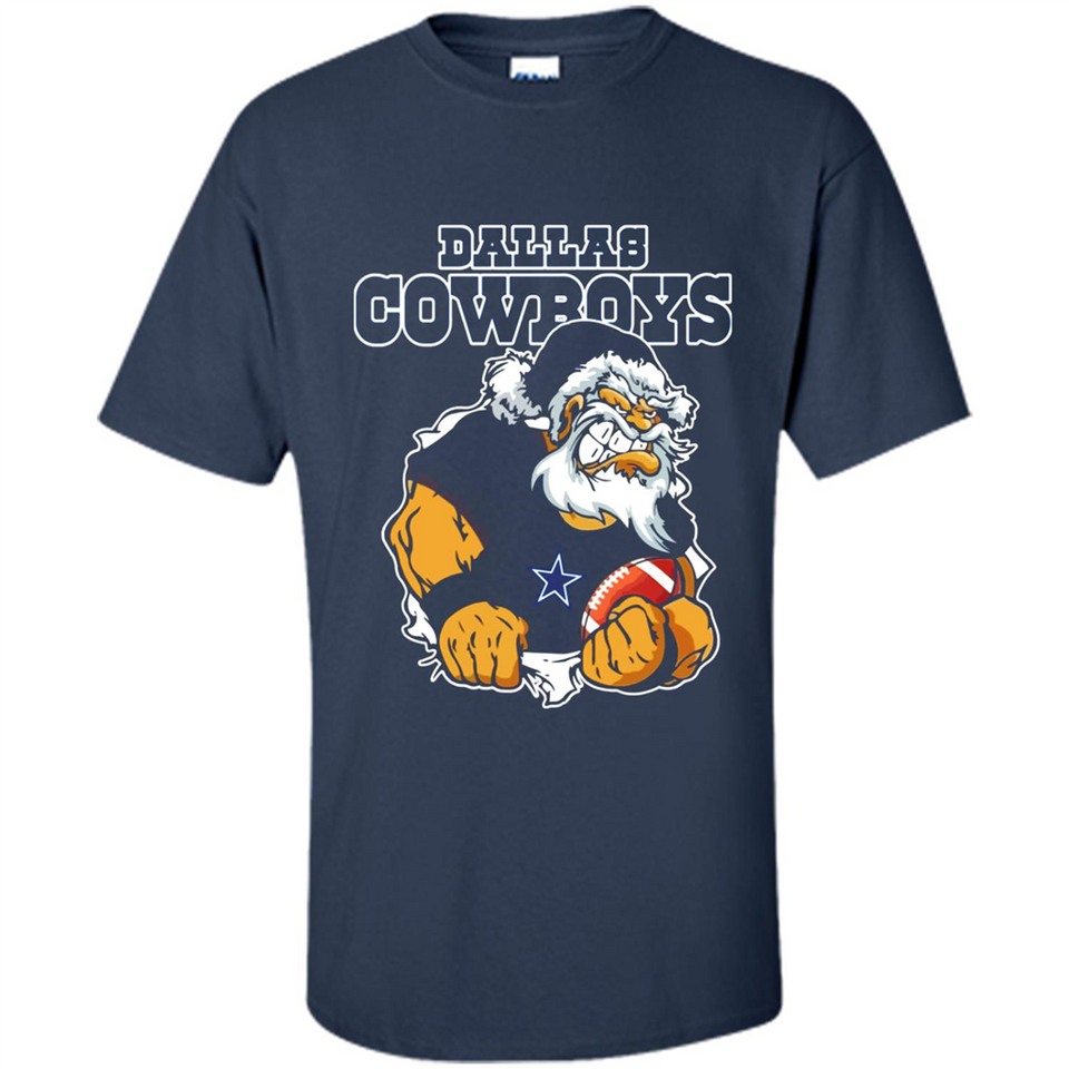 Grumpy Santa Claus Dallas Cowboys Football Team PINGPONG