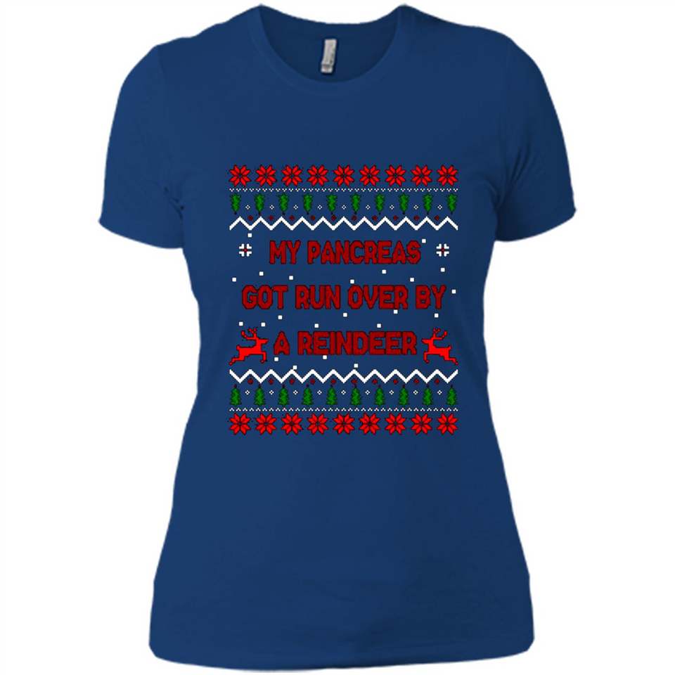 My Pancreas Got Run Over By A Reindeer Diabetes Christmas sweater PINGPONG