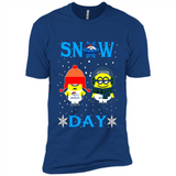 Snow Day Shirt For Denver Broncos Vs Minion Fans pingpong
