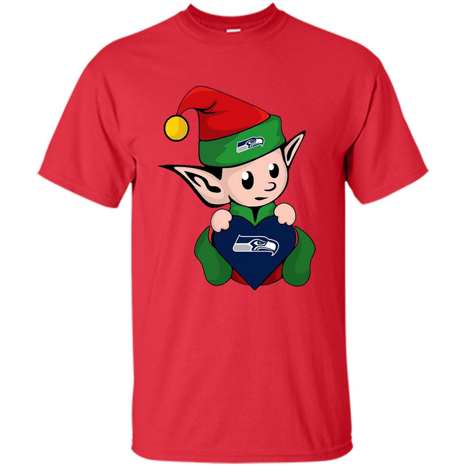 Seattle Seahawks ELF Elves Grinch Santa Claus