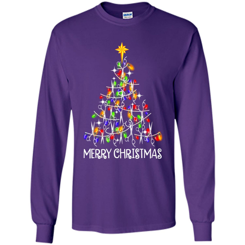 Hairstylist Merry Christmas Hairstylist Scissors Christmas Tree PING PONG