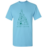 Merry Catmas Funny Cat Christmas Tree Sweatshirt - Shirt