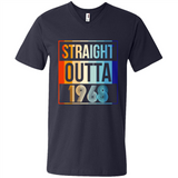 Retro Straight Outta 1968 50 Years Old - Men's V-Neck