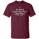 Christmas Tshirt for Women - Christmas Wine