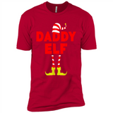 Mens Daddy Elf T-Shirt Funny Matching Christmas Costume - Premium Short Sleeve T-Shirt