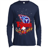 Snoopy Christmas Tennessee Titans - Canvas Long Sleeve T-Shirt