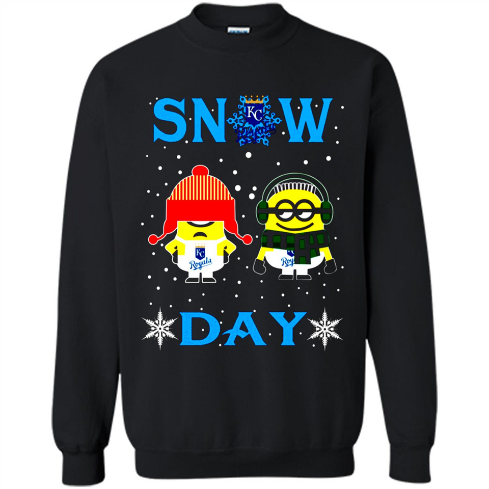 Snow Day Shirt For Kansas City Royals Vs Minion Fans pingpong