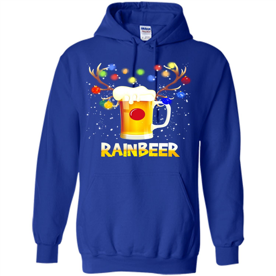 Rainbeer Christmas Reindeer Beer Drinking