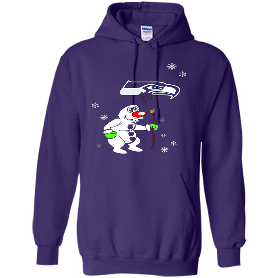 Seattle Seahawks Snowman