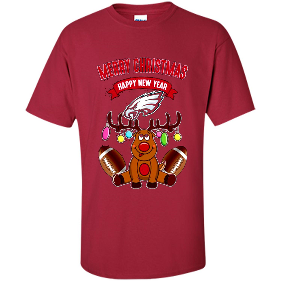 Philadelphia Eagles NFL Reindeer Funny Merry Christmas And Happy New Year