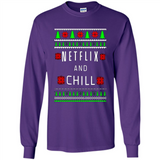 Netflix And Chill Christmas sweater PINGPONG