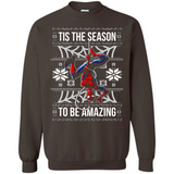 Marvel Spider Man Tis The Season To Be Amazing Ugly Christmas Mug PINGPONG - Sweatshirt