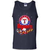 Snoopy Christmas Texas Rangers - Tank Top