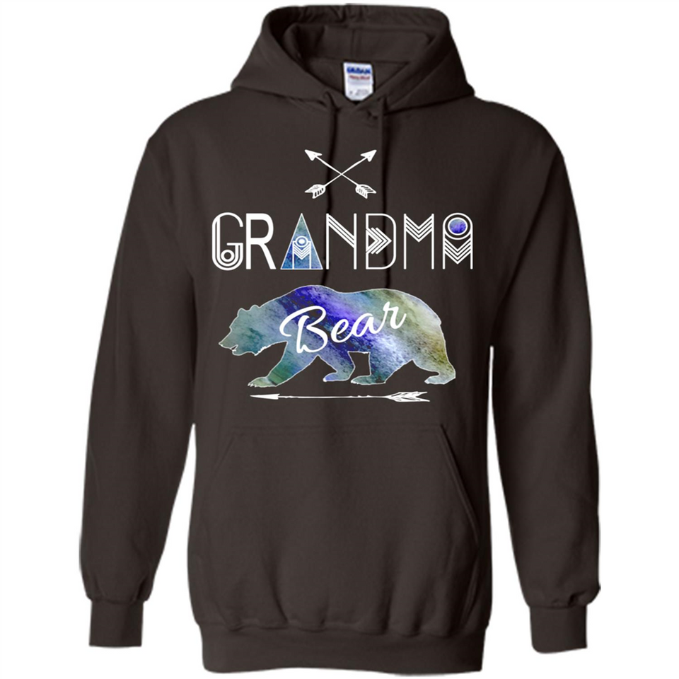 Grandma Bear Shirt Tribal Family Vacation & Camping Tee - Hoodie