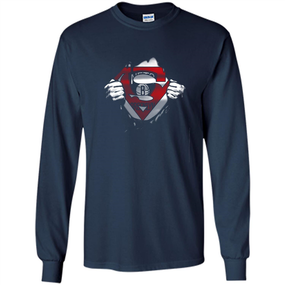 Brooklyn Nets And Superman Fans - Long Sleeve T-Shirt