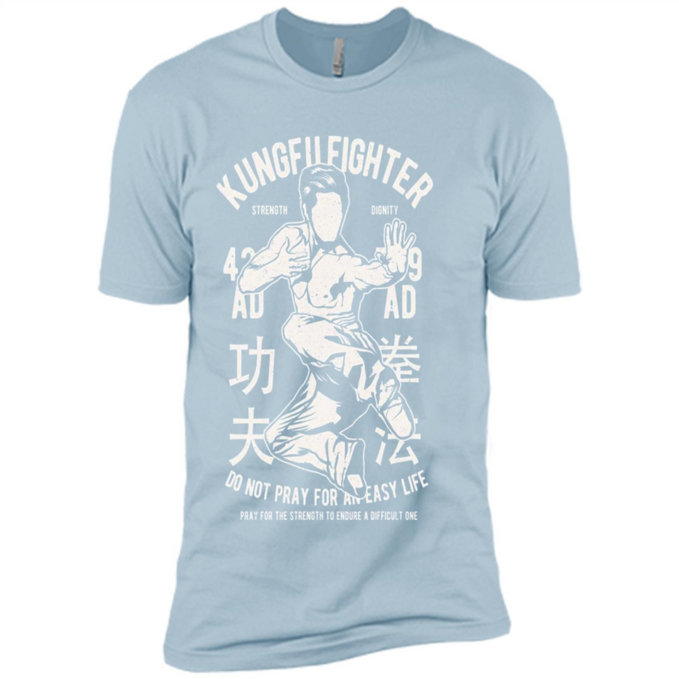 Kungfu Martial Arts Fight Apparel - Premium Short Sleeve T-Shirt