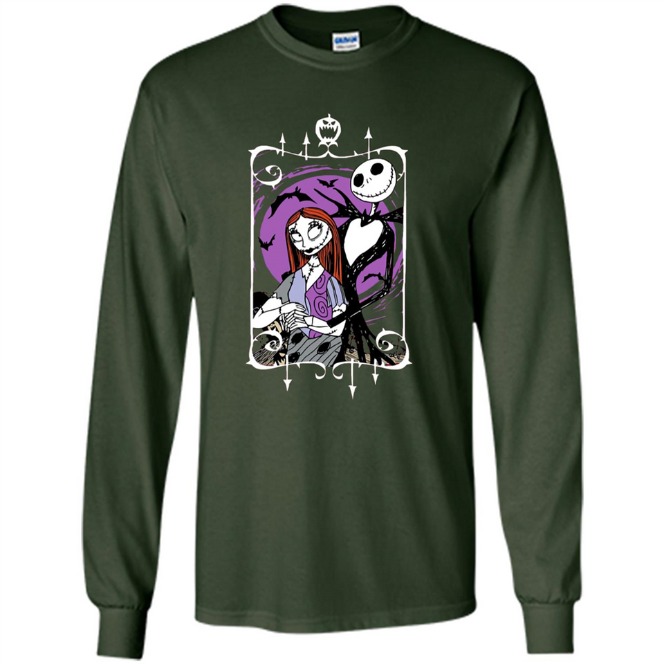 Disney Nightmare Before Christmas Jack And Sally T-Shirt - Long Sleeve T-Shirt