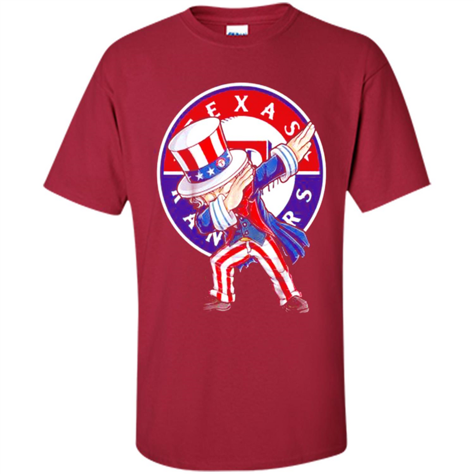 MLB TEXAS RANGERS UNCLE SAM DABBING INDEPENDENCE DAY