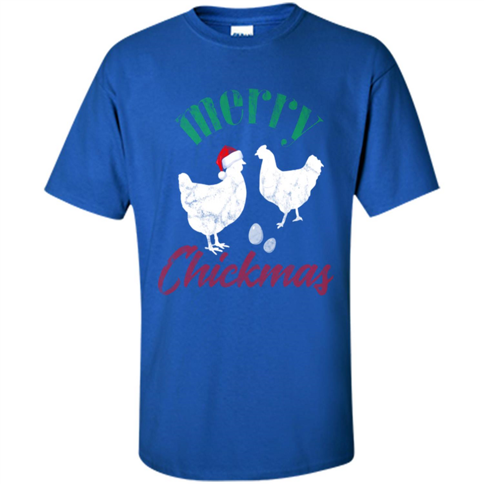 Christmas Chicken Shirt Santa Hens Lover Funny Farmer Gift - Shirt