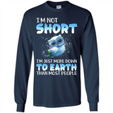 The owl I'm not short I just more down to Earth than most people - Long Sleeve T-Shirt