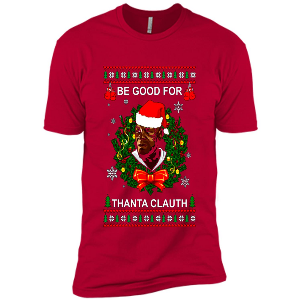Mike Tyson Thanta Clauth Santa Claus Christmas sweater PINGPONG
