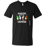 Christmas Garden Gnome Hanging With My Gnomies - Men's V-Neck