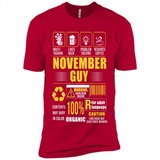 November Guy Multitasking - Premium Short Sleeve T-Shirt
