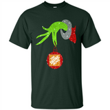 Grinch hand holding Logo HomeDepot Glitter Christmas - Shirt
