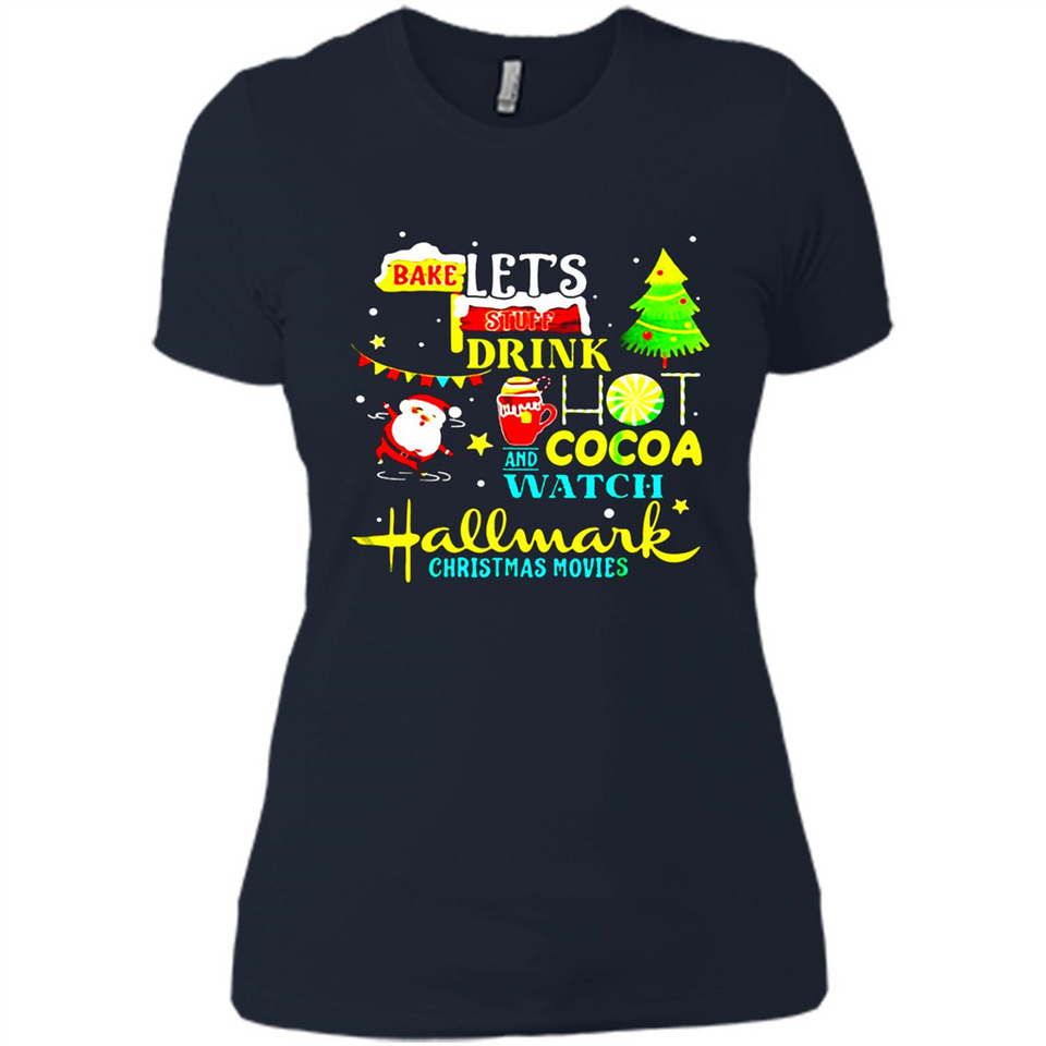 Santa claus i just want to bake stuff and waych christmas movi PINGPONG - Ladies' Boyfriend T-Shirt
