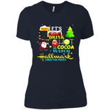Santa claus i just want to bake stuff and waych christmas movi PINGPONG - Ladies' Boyfriend T-Shirt