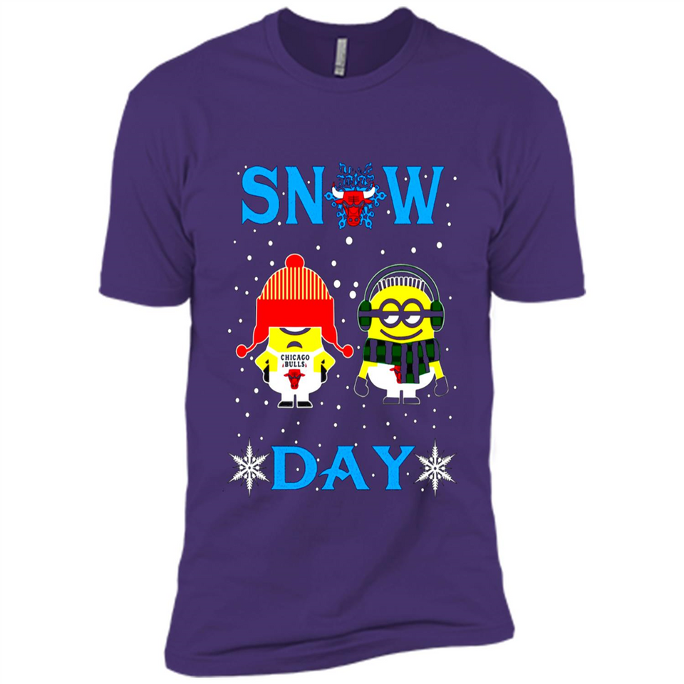 Snow Day Shirt For Chicago Bulls Vs Minion Fans pingpong