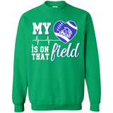 Abilene Christian Wildcats Football My Heart is on that Field - Sweatshirt