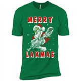 Lacrosse Merry Laxmas Santa - Premium Short Sleeve T-Shirt