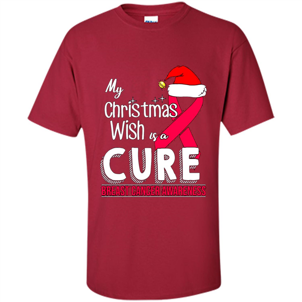 My Christmas Wish Is A Cure Breast Cancer Awareness sweater PINGPONG