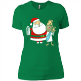 Eggnog Santa And Jesus Christmas