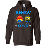Snow Day Shirt For Detroit Lions Vs Minion Fans pingpong